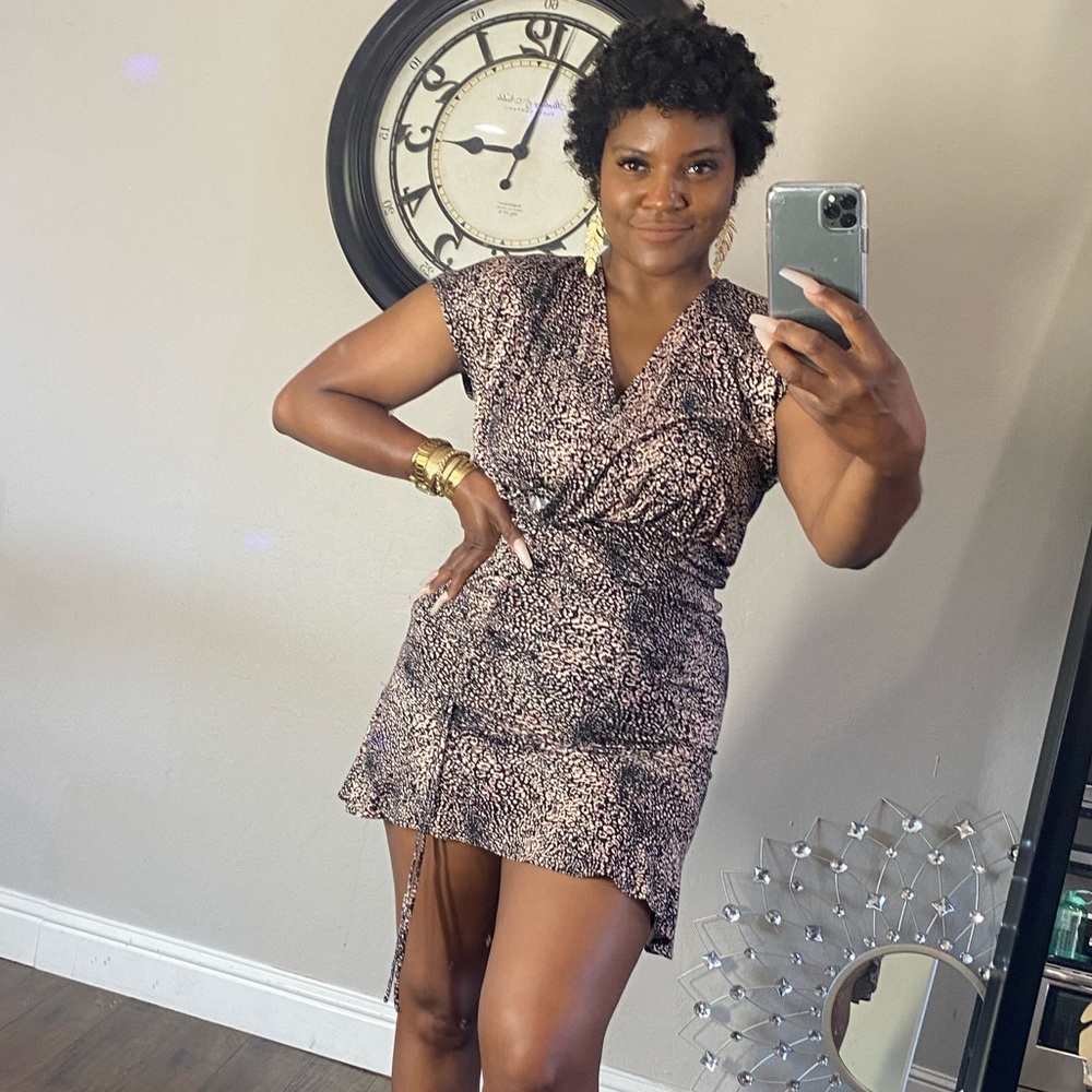 Super stretchy SIZE Small Wrap dress